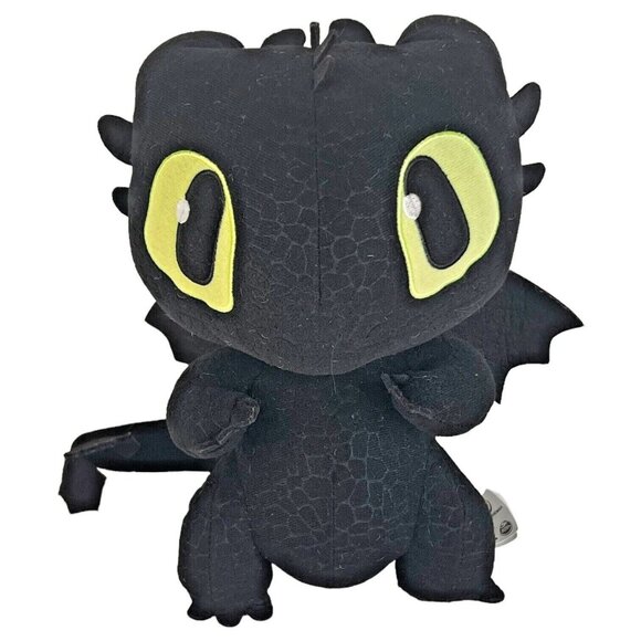 How To Train Your Dragon Toothless Plush Squeeze And Growl 10 IN Stuffed Animal - Picture 2 of 7